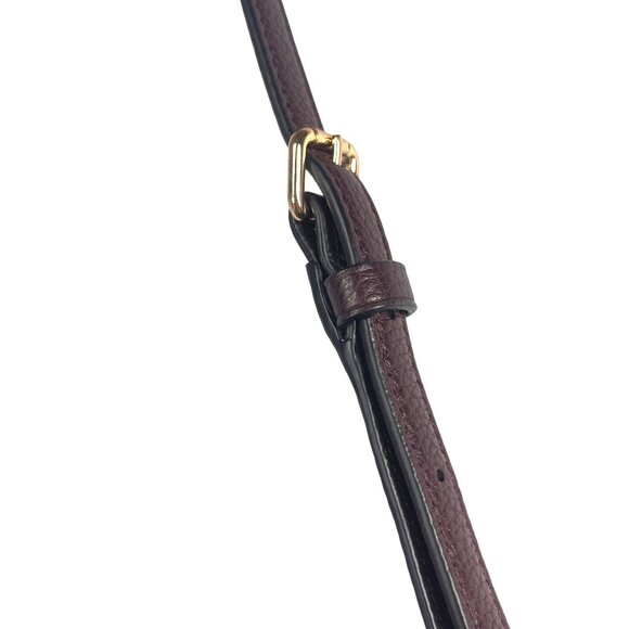 COACH 2017 Burgundy Kelsey Leather Crossbody To Satchel Convertible Bag 55532 - Picture 15 of 16